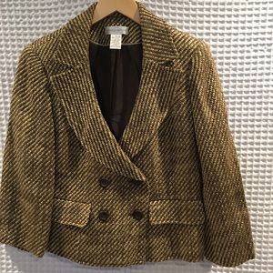 Worn once Worthington double breasted blazer.  8.